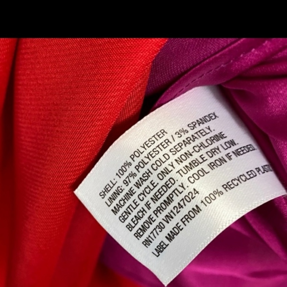 NWT CUSHNIE x Target Two Tone Midi  Slip Dress - Picture 5 of 5